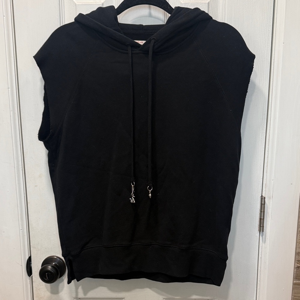 Zadig and Voltaire Sleeveless cotton-jersey hoodie